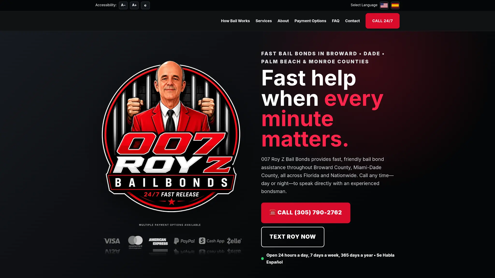 007 Roy Z Bail Bonds Website