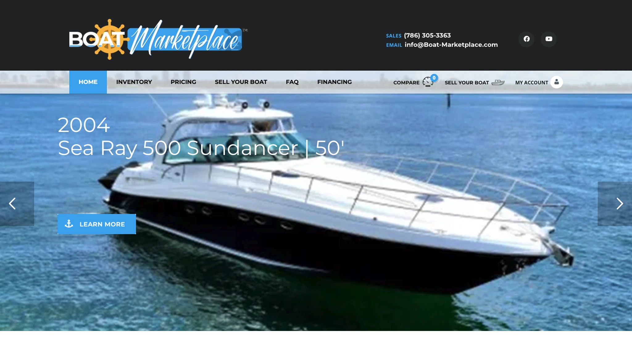 Boat Marketplace Website
