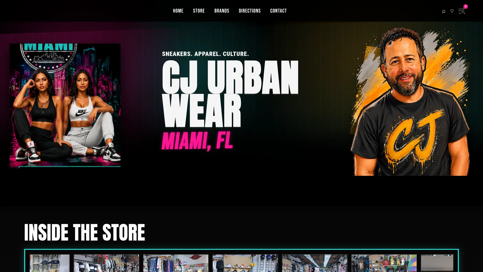 CJ Urban Wear Website