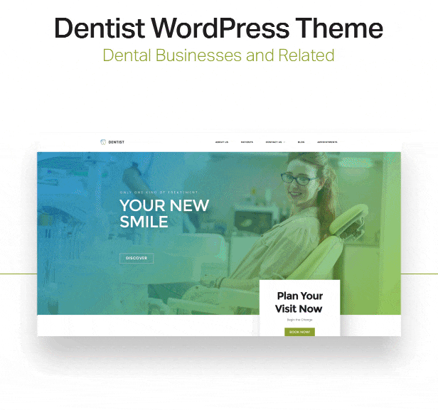 Preview of dental website